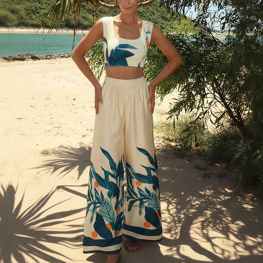 Jungle Print Swimsuit Set(s)